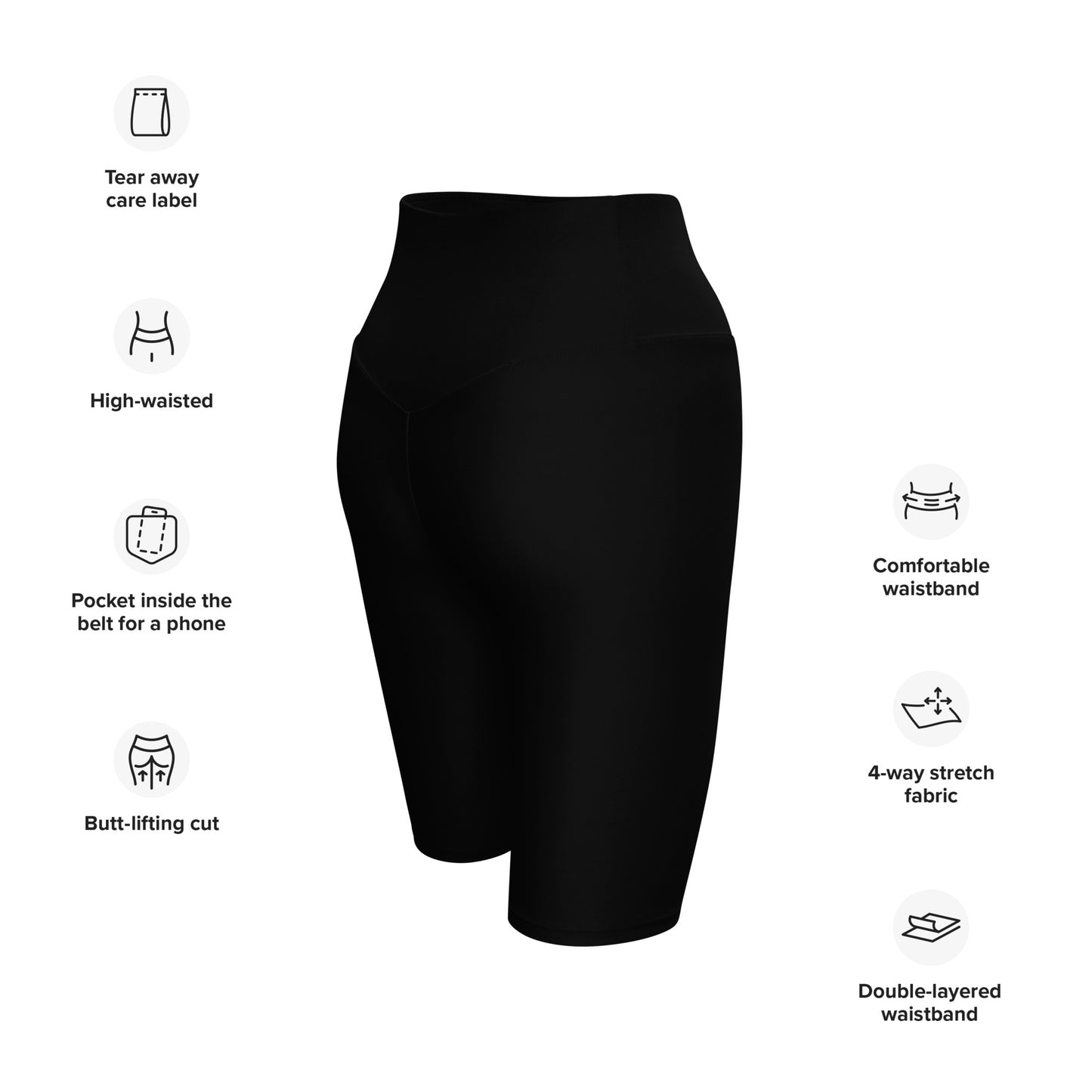 "STANDING ON BUSINESS" BIKER SHORTS